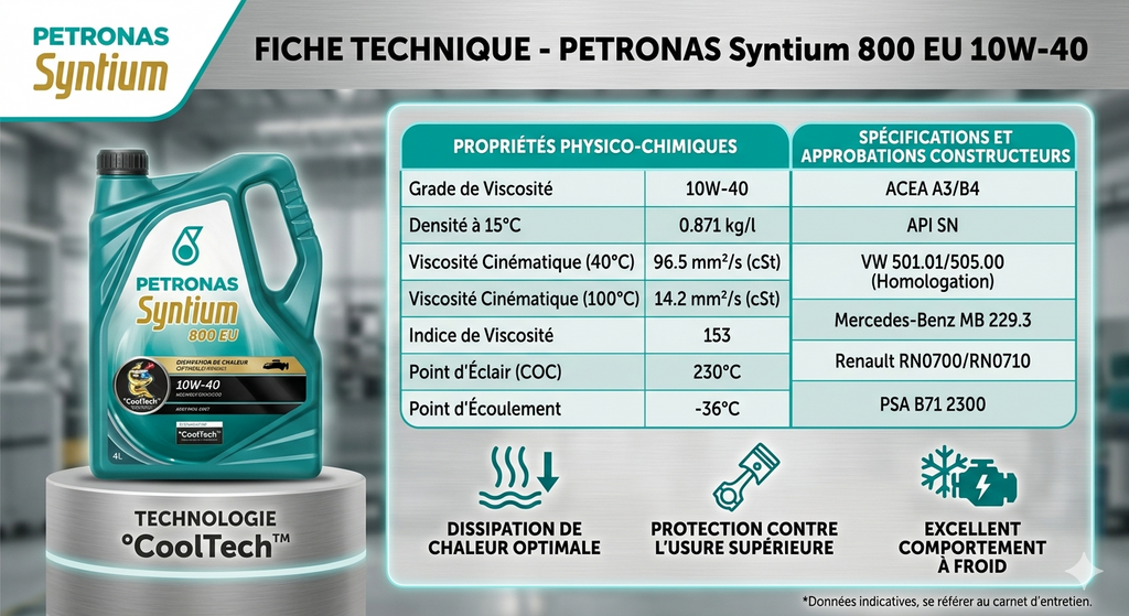 Huile Moteur PETRONAS Syntium